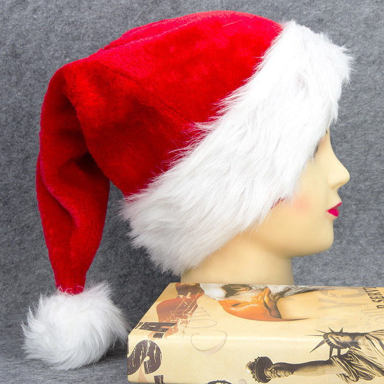 Santa Claus Hat Enlarged And Thickened Big Ball Hat Limorista