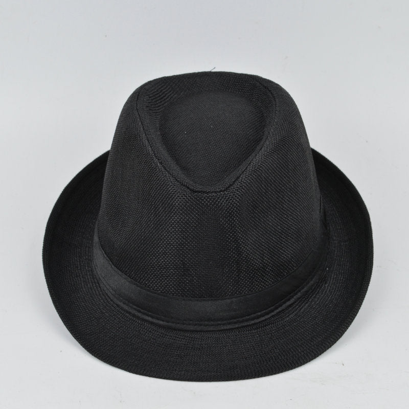 Manufacturers Supply Jazz Hat British Style Cotton And Linen Solid Color Top Hat Limorista