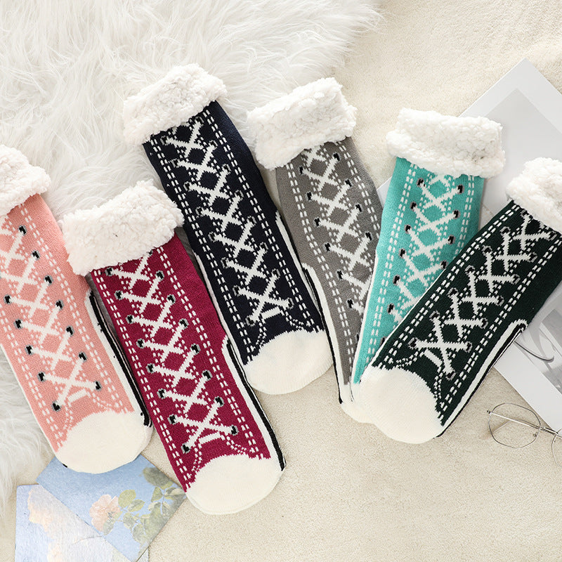 Room Berber Fleece Blanket Socks Warm Socks Women&