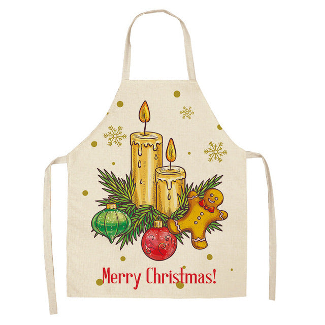 Christmas Series Cotton And Linen Apron Limorista
