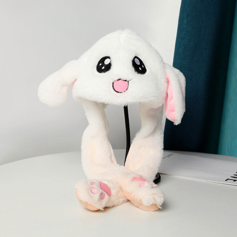 Warm Plush Moving Ear Hat Limorista