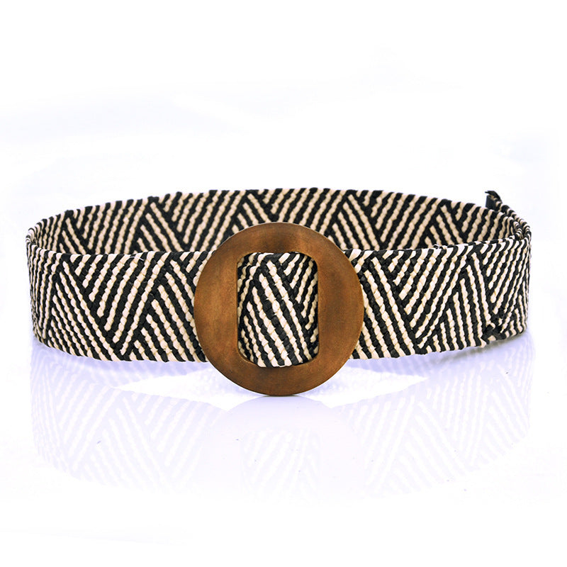 Bohemian Holiday Linen Woven Belt Limorista