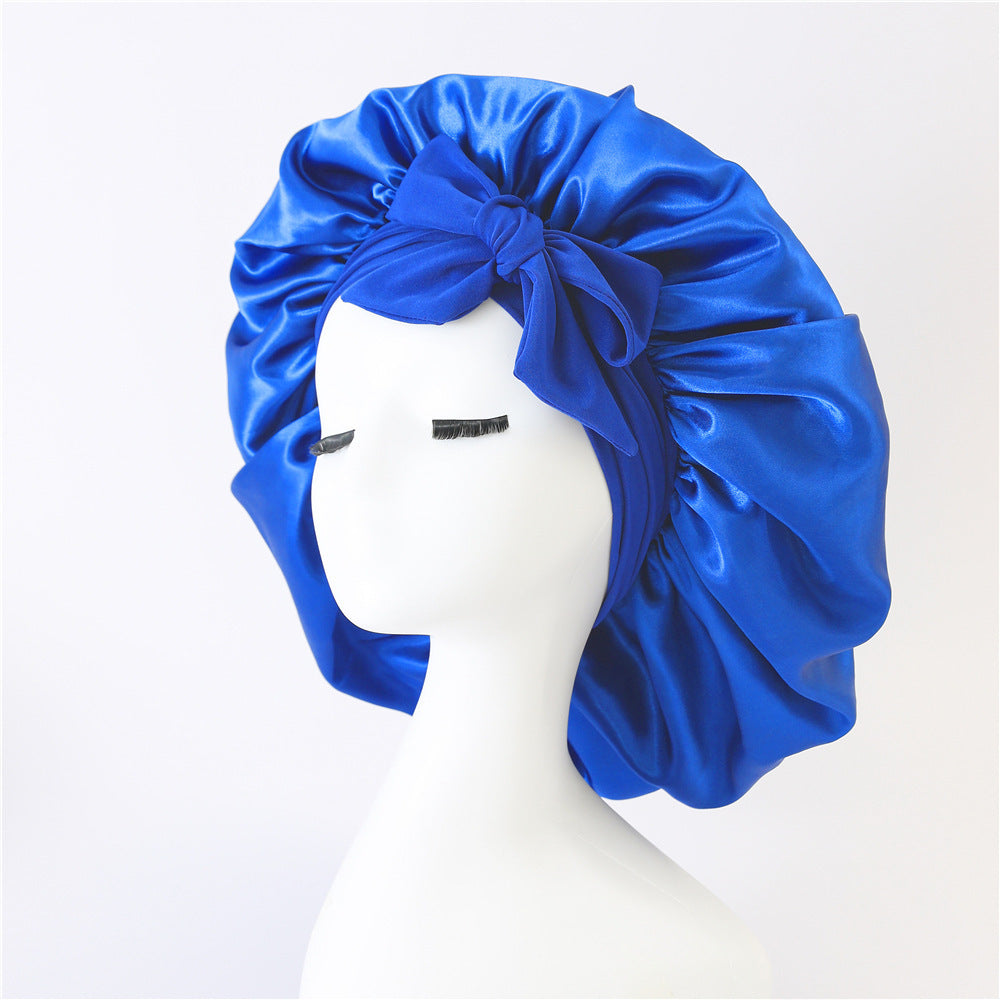 New Silk Bonnet For Sleeping Women Satin Bonnet Hair Bonnet Night Sleep Cap Scarf Wrap For Curly Hair With Tie Band For Curly Hair Limorista