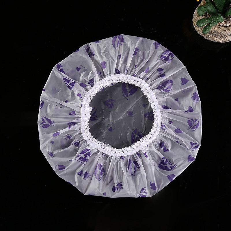 Thicken Waterproof Printed Lace Enlarged Shower Limorista