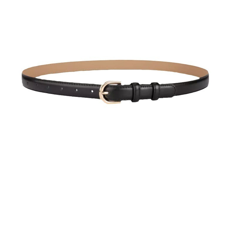 Super Easy To Match Soft Leather Belt Simple And Advanced Limorista