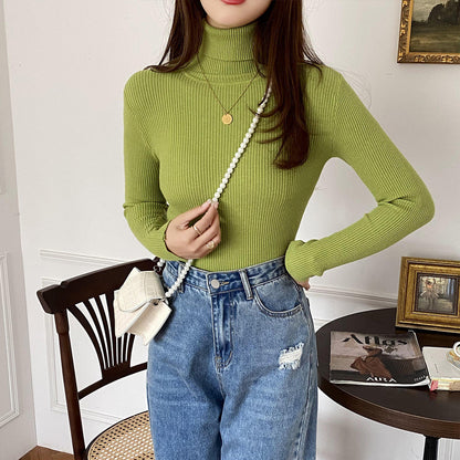 Basic All-matching Thickened Sweater Turtleneck Limorista
