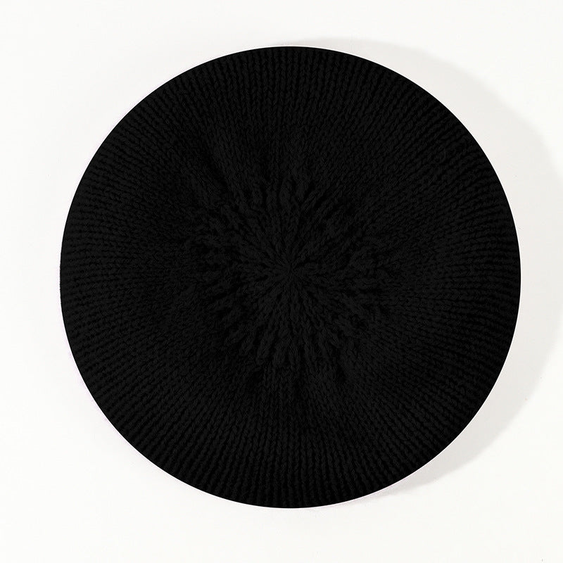 Soft Glutinous Mohair Knitted Plush Knitted Hat Limorista
