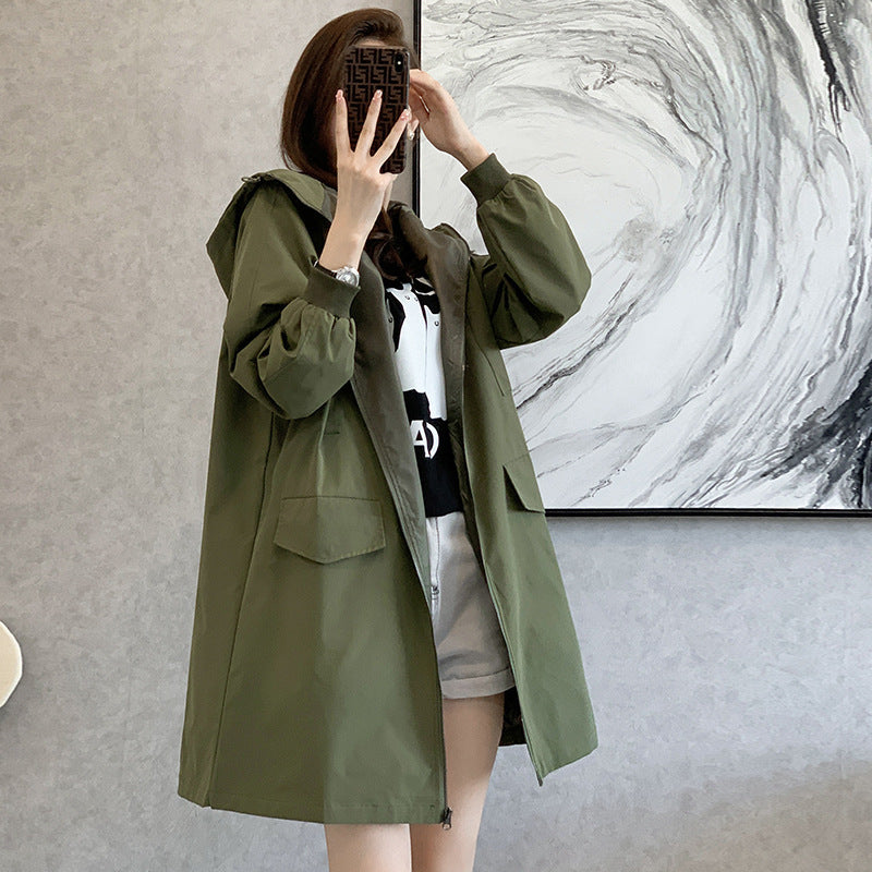 Loose Mid-length Hong Kong Style Coat Limorista