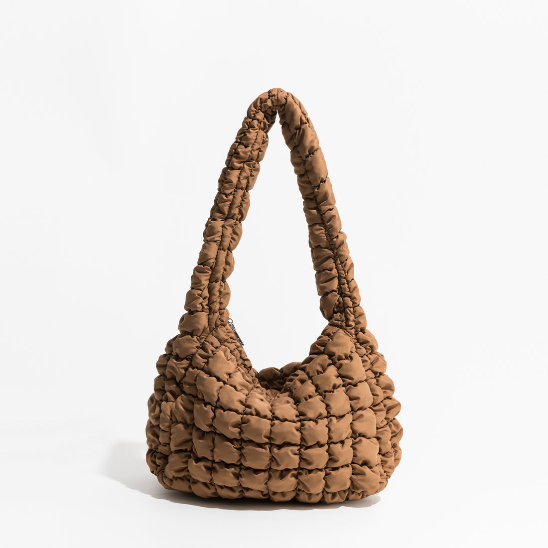Nylon Padded Shoulder Purse Simple Trend Quilted Feather Down Women Hobo Bag Limorista