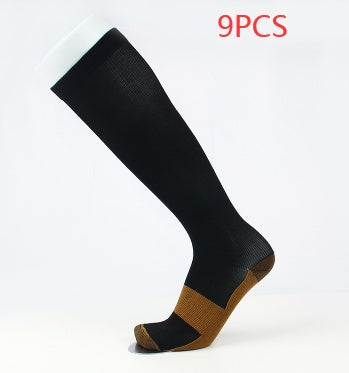 Copper Fiber Long Tube Compression Socks Limorista
