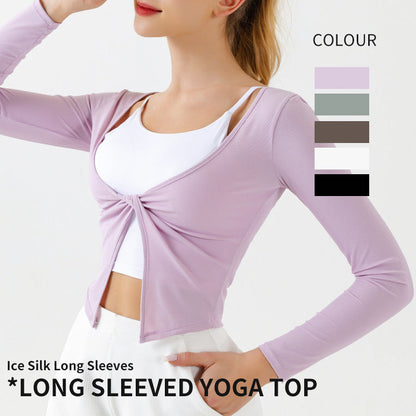 V-neck Knot Eeucc Off Sports Jacket Baita Slimming Limorista