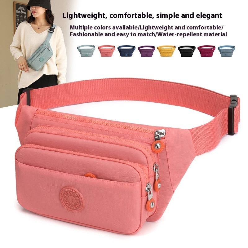 Solid Color Leisure Fashion Waist Bag Simple Special-interest Design Outdoor Limorista