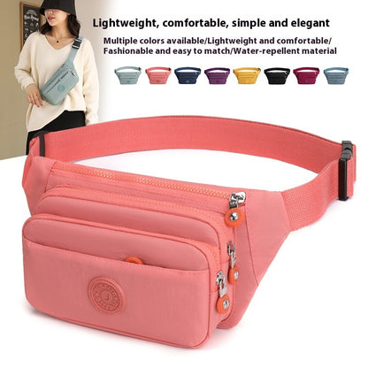 Solid Color Leisure Fashion Waist Bag Simple Special-interest Design Outdoor Limorista
