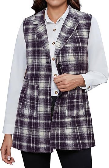 Plaid Waistcoat Limorista