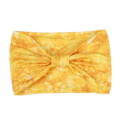European And American New Tie-dye Sports Sweat-absorbent Hair Band Women&