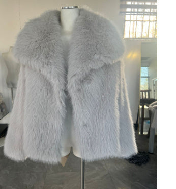 Winter Plush Coat Fashion Thicken Lapel Outwear Casual Long Sleeve Tops Womens Clothing Limorista
