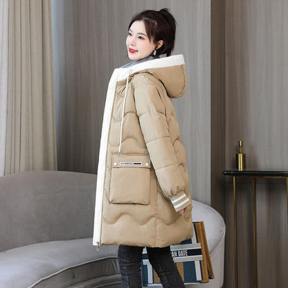 Mid Length Down Cotton Coat Limorista