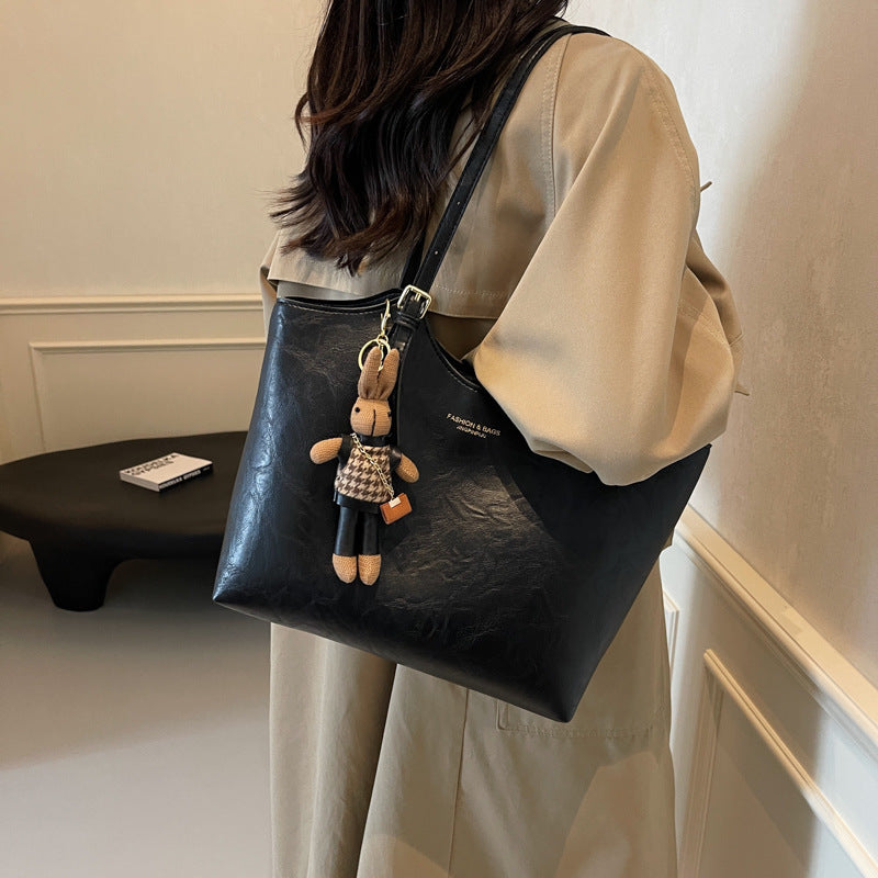 Fashion Unique One-shoulder Oil Wax Leather Bag Limorista