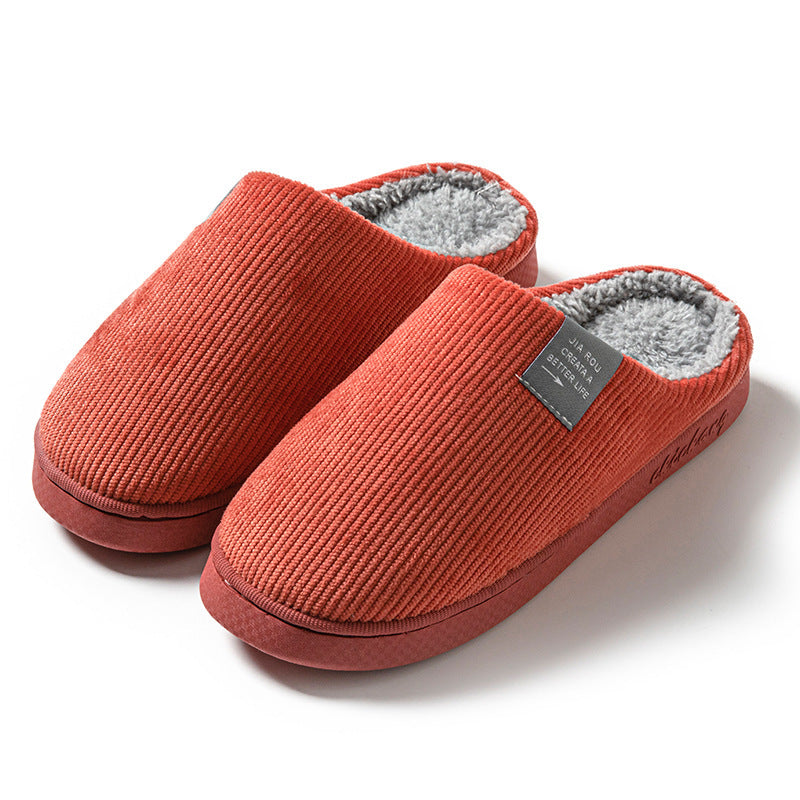 Home Indoor Wear-resistant Non Slip Cotton Slippers Limorista