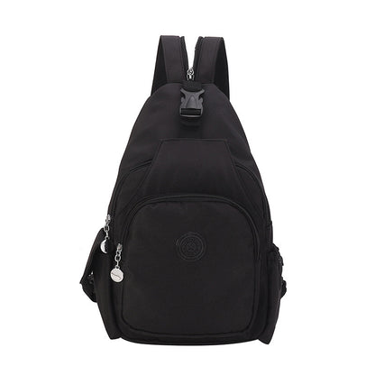 Single Shoulder Crossbody Chest Bag Double Back Large Capacity Women&