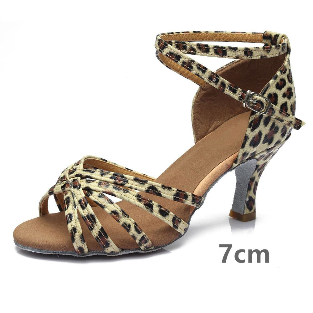 Indoor satin Latin dance shoes Limorista