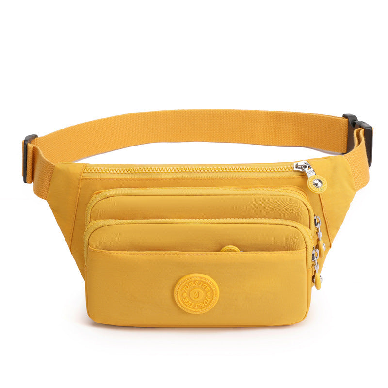 Solid Color Leisure Fashion Waist Bag Simple Special-interest Design Outdoor Limorista
