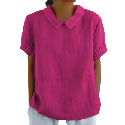 Loose Lapels Shirt Women&
