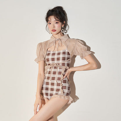 Hot Spring Vacation One Piece Swimsuit Female Limorista