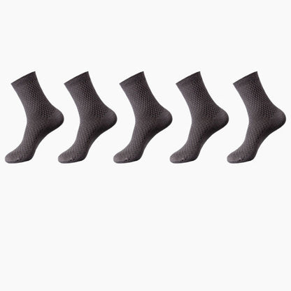 Bamboo Fiber Men Socks Business Breathable Male Limorista