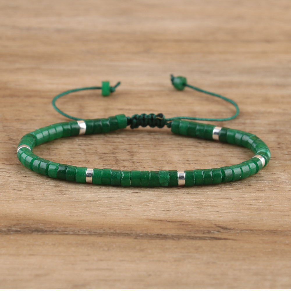 Spacer Beads Beaded Weave Bracelet Women&