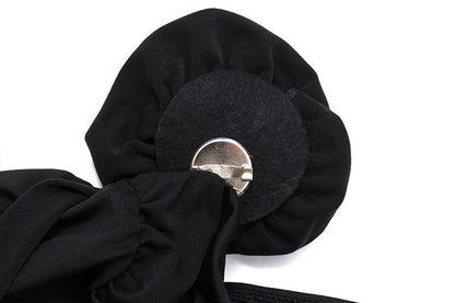 Flower Pleated Scarf Floating Top For Women Limorista