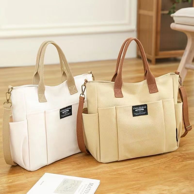 Large Capacity Shoulder Canvas Bag, Commuting Hand Bag Limorista