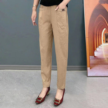 Leisure Commute All-matching Fashionable Pants Cover Belly Comfortable Limorista