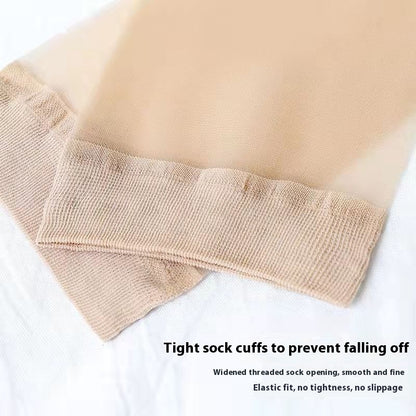 Thin Spring And Summer Anti-hook Crystal Socks Ultra-thin Wear-resistant Durable Meat Limorista