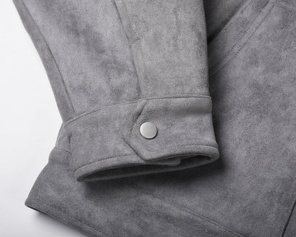 Vintage Solid Deerskin Multi-Pocket Zip Jacket Limorista