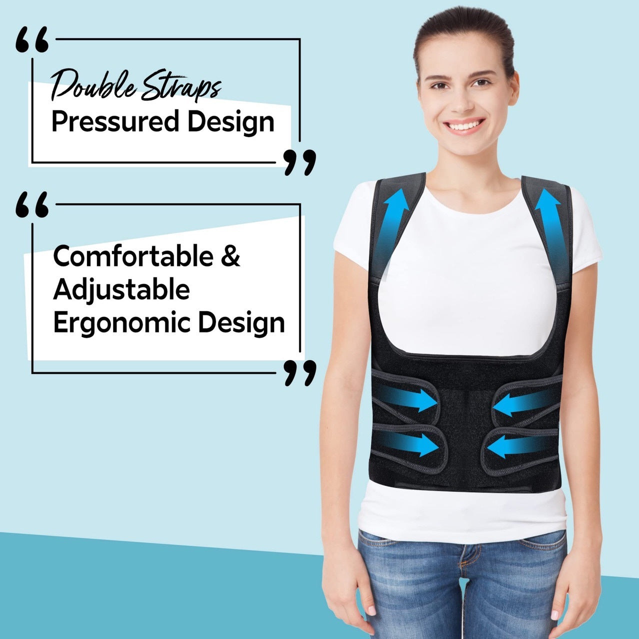 Strong Support Not Tight Posture Correction Belt Limorista