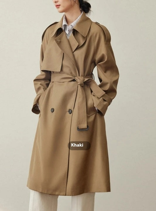 New Mid-length Trench Coat For Women Limorista