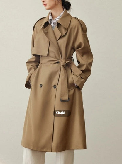New Mid-length Trench Coat For Women Limorista