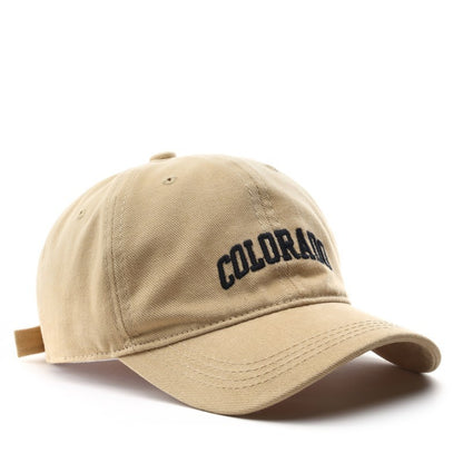 Japanese Fashionable Retro Female Letter Embroidery Baseball Cap Limorista