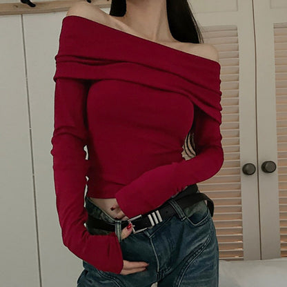 Fashion Tight Bottoming Shirt T-shirt For Women Limorista