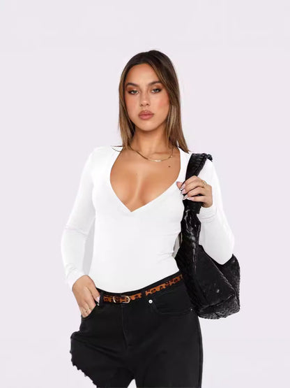 Fashionable All-match Short Long Sleeve Women Limorista