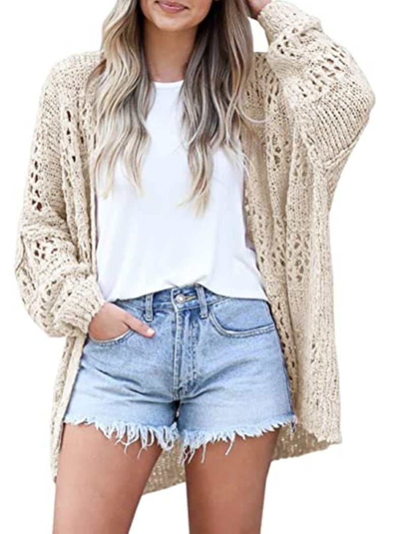 Long-sleeved Lightweight Loose Cardigan Sweater Limorista