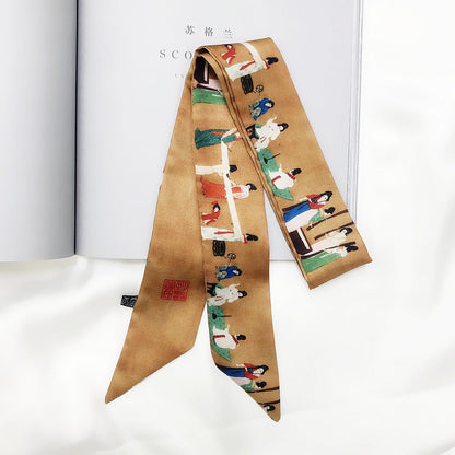Chinese Style Tied Bag With Small Ribbons For Women Limorista
