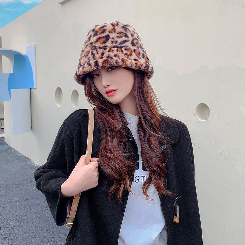 Fleece-lined Warm Face-covering Bucket Hat Limorista