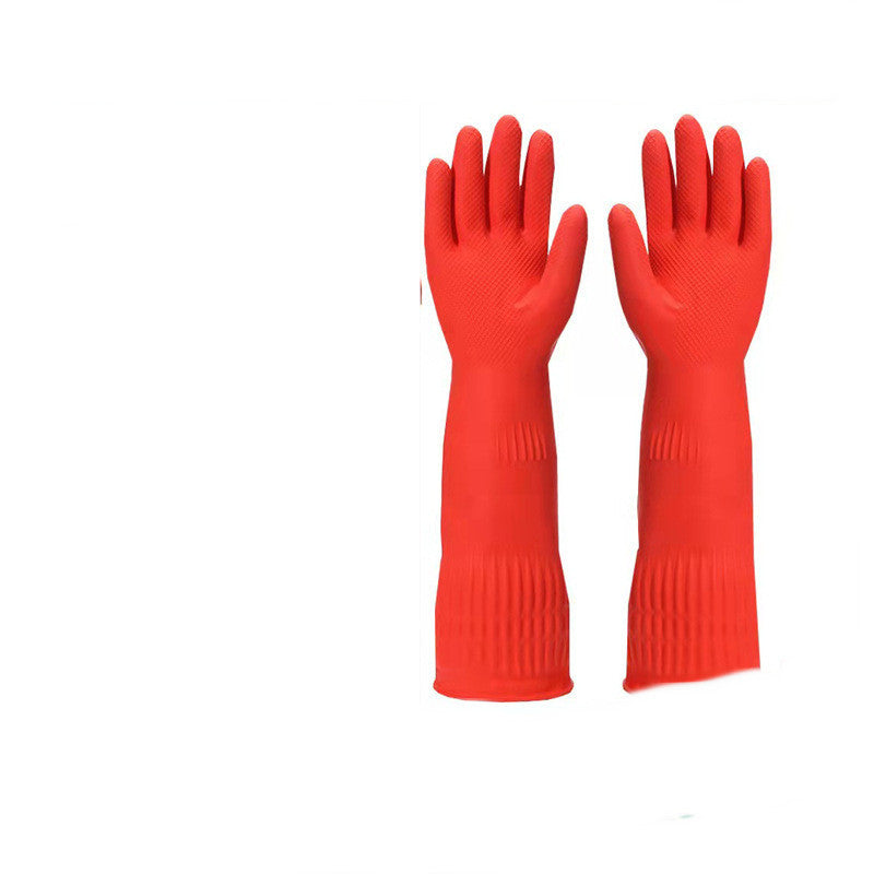 Household Kitchen Dishwashing Extended Rubber Waterproof Gloves Limorista