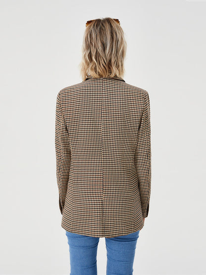 Womens Casual Blazer Jacket  Long Sleeve Work 0ffice Blazer Lapel  Jacket Limorista