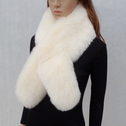 Faux Fur Rabbit Fox Collar Shawl Limorista