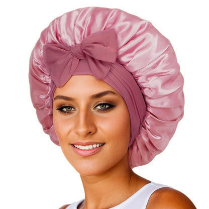 New Silk Bonnet For Sleeping Women Satin Bonnet Hair Bonnet Night Sleep Cap Scarf Wrap For Curly Hair With Tie Band For Curly Hair Limorista