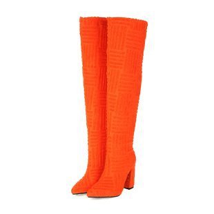 Plus Size Sexy Pointed Toe Thermal Towel Boots Limorista