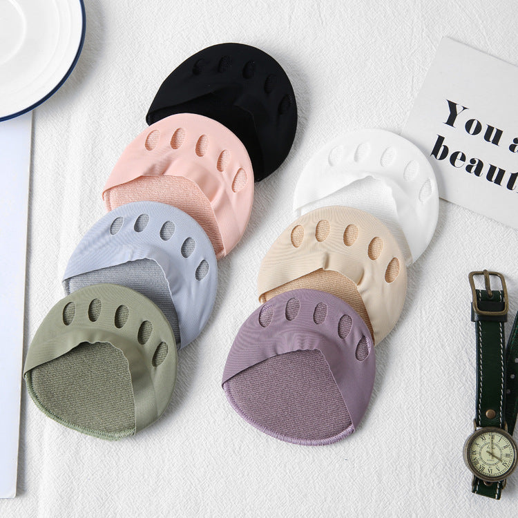 Five Finger Socks Female Ice Silk Boat Socks Comfortable Invisible Ice Boat Socks Limorista